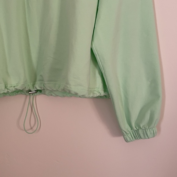 Dolls Kill Neon Green Quarter Zip - Picture 5 of 8